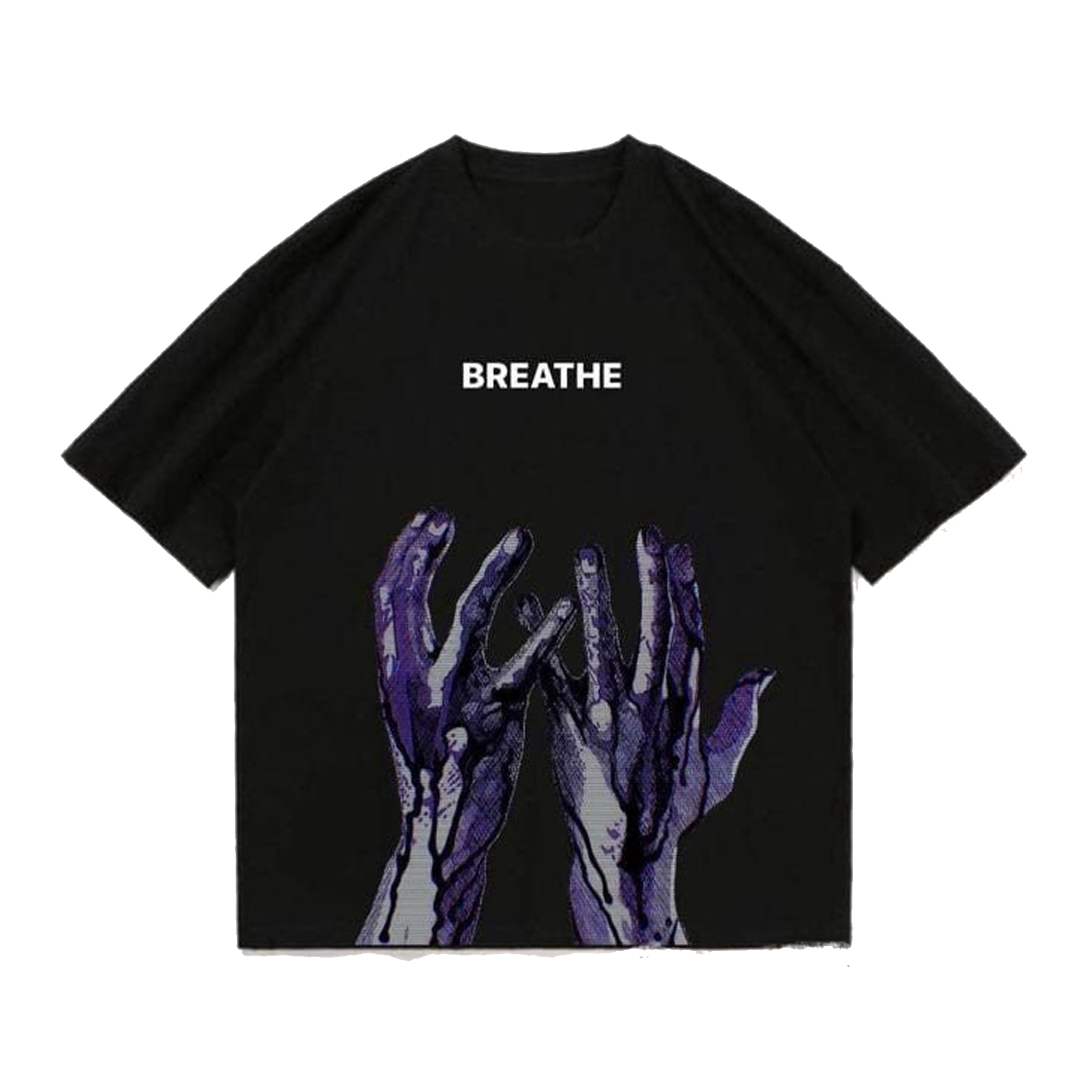 Breathe Chaos Hand Graphic T-Shirt